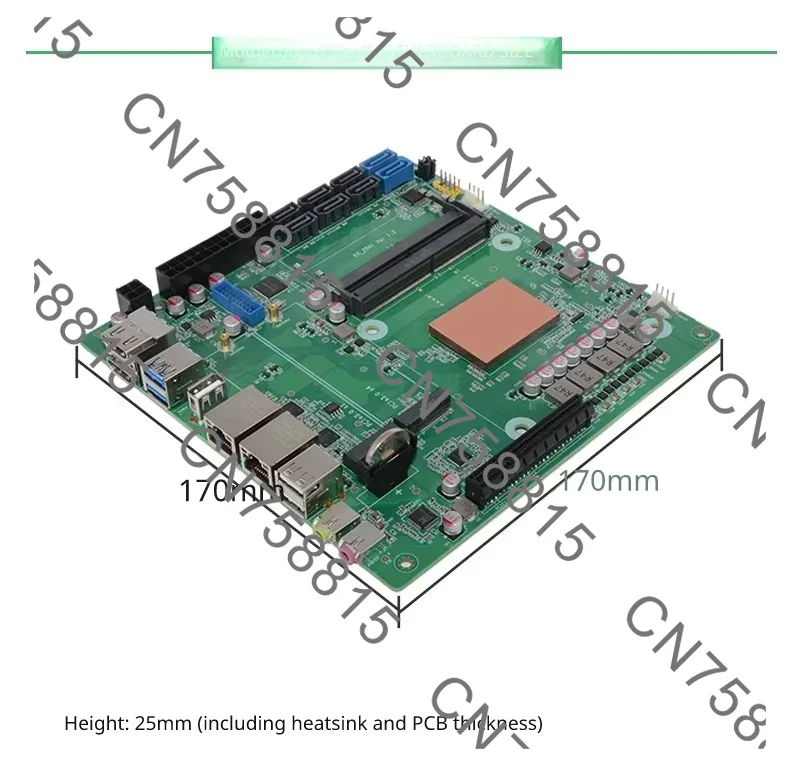 Mini Itx Dual 2.5G Nas Motherboard - Scheda madre Mini ITX AMD Ryzen