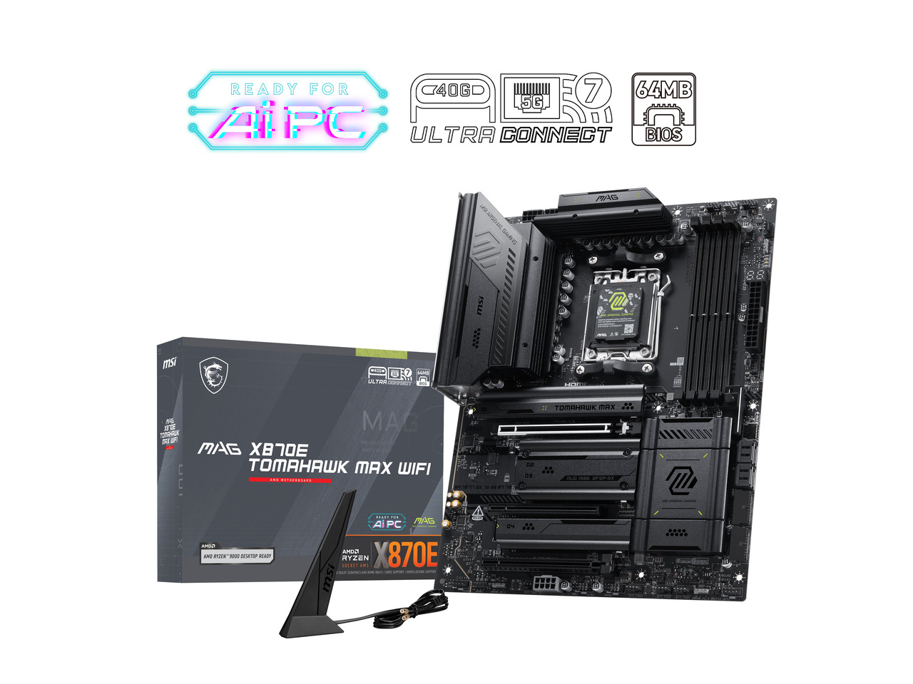 X870E Atx Motherboard - Scheda madre MSI MAG X870E TOMAHAWK
