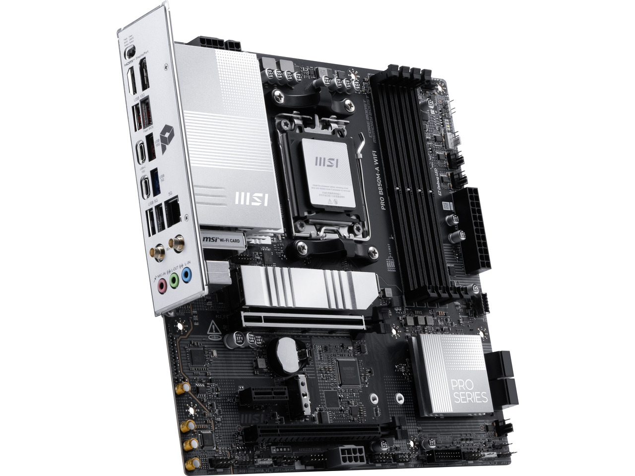 MSI PRO B850M-A WIFI AM5, Wi-F - Am5 Micro Atx Pcie 5.0 Motherboard recensione e prezzo